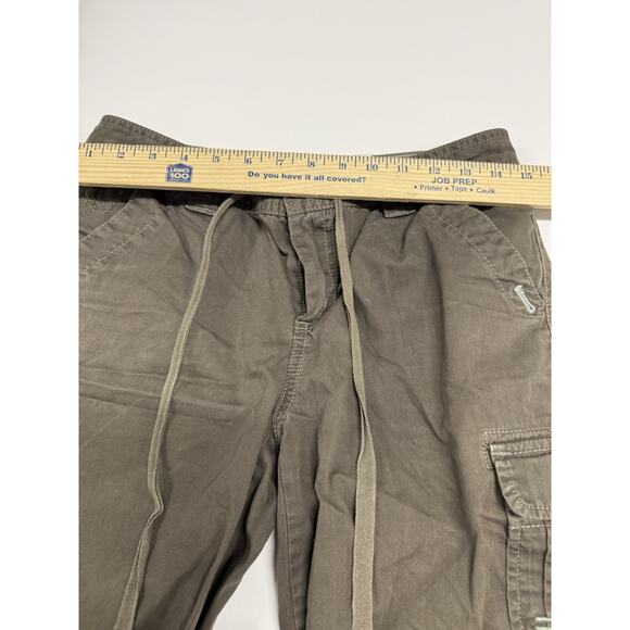 Eddie Bauer Cargo Shorts Bermuda Length Brown Utility Outdoor Hike - Picture 3 of 8